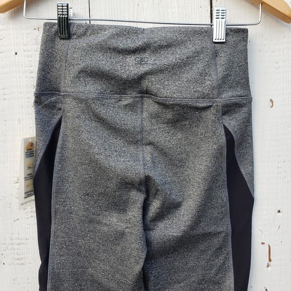 C&C California Grey and Black Athletic Sports Bra Legging Set Sz S NEW - Picture 4 of 14